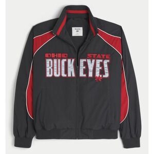 $140 The Ohio State University Buckeyes Graphic Windbreaker Jacket Men's Small